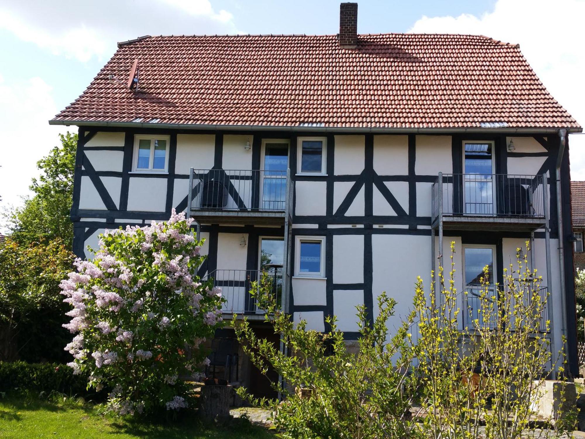Gaestehaus Minkel Gudensberg Buitenkant foto